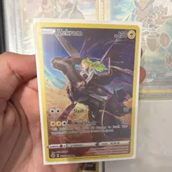 Pokemon Zekrom TG05/TG30 Brilliant Stars Holo Ultra Rare 130 HP Slash Wild Shock - Image 1