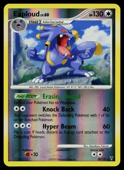 Pokemon Card - Exploud Supreme Victors 28/147 Reverse Holo Rare - Image 1