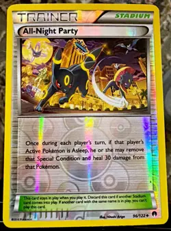 Pokemon All-Night Party Trainer Stadium Breakpoint 96/122 Reverse Holo - Image 1
