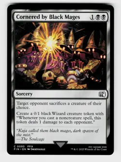 MTG, FINAL FANTASY, Cornered by Black Mages, regular, No.93, C - Image 1
