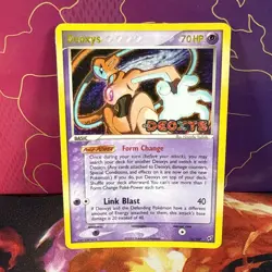 2005 Pokemon TCG Deoxys EX 16/107 Deoxys Stamped Reverse Holo Rare - Image 1