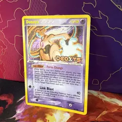 2005 Pokemon TCG Deoxys EX 16/107 Deoxys Stamped Reverse Holo Rare - Image 2