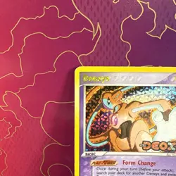 2005 Pokemon TCG Deoxys EX 16/107 Deoxys Stamped Reverse Holo Rare - Image 4