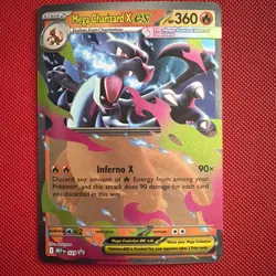 Pokemon Mega Charizard X ex 029 Mega Evolution Black Star Promo MINT - Image 1