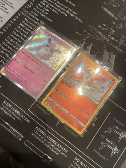 Pokemon Holo Lot x2 Radiant Charizard, Wigglytuff - Image 1