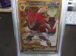 2025 POKEMON JTG EN N'S ZOROARK ex HYPER RARE PSA 8 NM-MT #189 - Image 5