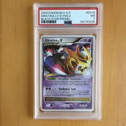 Pokemon TCG Giratina LV.X DP38 Diamond & Pearl Black Star Promo Holo PSA 7 - Image 1