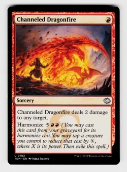 MTG, Tarkir: Dragonstorm, Channeled Dragonfire, regular, No.102, U - Image 1