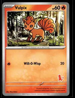 2023 Scarlet & Violet - My First Battle. (Charmander Deck) Vulpix . #NNO - Image 1
