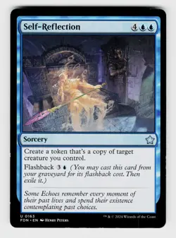 MTG, Foundations, Self-Reflection, regular, No.163, U - Image 1