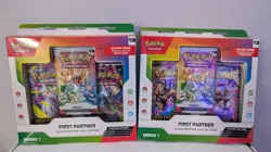 Lot 2 Pokemon First Partner Illustration Collection Series 1 Box Sealed - Image 1