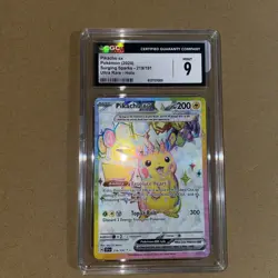 Pokemon TCG Surging Sparks Pikachu EX 219/191 Full Art CGC 9 - Image 3