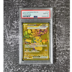 Pokemon Pikachu EX Hyper Rare Sv: Prismatic Evolutions 179/131 Holo 2025 PSA 10 - Image 1
