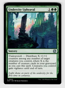 MTG, March of the Machine: The Aftermath, Undercity Upheaval, regular, No.25, U - Image 1