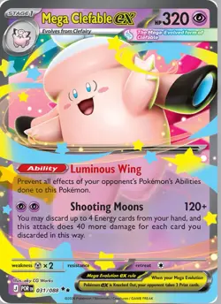 Mega Clefable ex - Pokemon Perfect Order 031/088 - Image 1