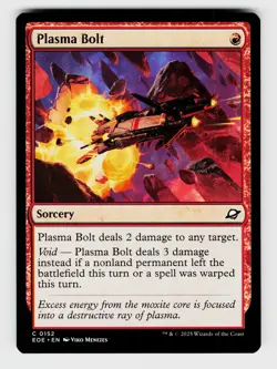 MTG, Edge of Eternities, Plasma Bolt, regular, No.152, C - Image 1