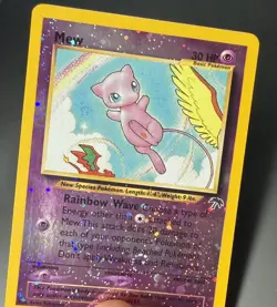 Pokemon TCG - Mew 1/18 Southern Islands Reverse Holo WOTC Vintage - Swirl - Image 2
