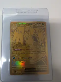 Pokemon Mega Dragonite EX Gold Rare Full Art Foil Ascended Heroes 295/217 LP - Image 1
