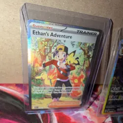 Pokemon TCG Ethan's Adventure 236/182 Sv10: Destined Rivals Full Art Holo - Image 2