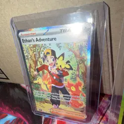 Pokemon TCG Ethan's Adventure 236/182 Sv10: Destined Rivals Full Art Holo - Image 3