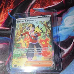 Pokemon TCG Ethan's Adventure 236/182 Sv10: Destined Rivals Full Art Holo - Image 4