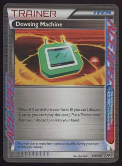Pokemon Plasma Storm Dowsing Machine #128/135 Rare Ace Holo - Image 1