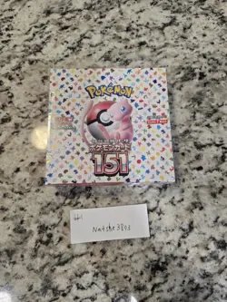 Pokemon TCG Scarlet & Violet SV2a Japanese 151 Booster Box SEALED NEW With Wrap - Image 1