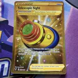 Telescopic Sight - 203/185 - Pokemon Vivid Voltage Sword & Shield Secret Rare NM - Image 1