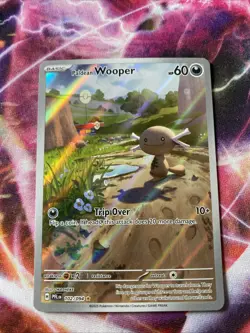 PALDEAN WOOPER 102/094 ILLUSTRATION RARE PHANTASMAL FLAMES POKEMON NM/M - Image 1