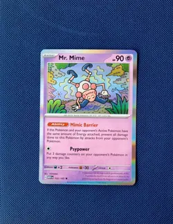 Pokemon TCG - Mr. Mine 122/165 - Pokemon 151- Holo-NM- - Image 1
