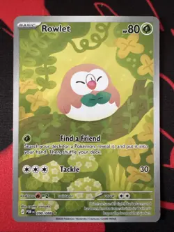 2026 POKEMON POR EN-PERFECT ORDER 090 ROWLET ILLUSTRATION RARE - Image 1