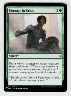 MTG, The List Reprints, Courage in Crisis, regular, No.158/264, C - Image 1