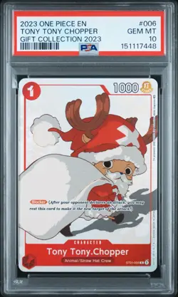 2023 ONE PIECE GIFT COLLECTION 2023 #006 TONY TONY CHOPPER PSA 10 - Image 1