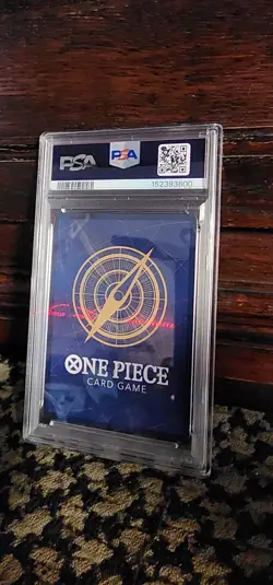 Bandai Portgas D. Ace OP13-119 Secret Rare Foil Alt Art PSA 9 One Piece Red - Image 2