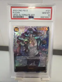 Kuzan Op02-121 SEC ALT ART PSA 10 (2023 One Piece Paramount War) ENG Refactor - Image 1