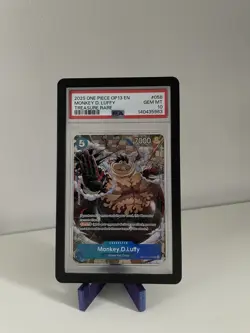 2025 One Piece OP13 #058 - Monkey D. Luffy (Treasure Rare) PSA 10 💎 ENGLISH - Image 3