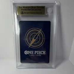 Bandai Monkey.D.Luffy OP07-109 500 Years in the Future Foil SR Beckett 10 - Image 2