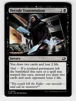 MTG, Edge of Eternities, Decode Transmissions, regular, No.94, C - Image 1