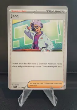 Pokemon: Scarlet & Violet - Jacq 175/198 - Miscut Error Card - Image 1