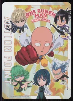 Action Point Card (One Punch Man) UEPR/OPM-AP02 Union Arena Union Arena Foil - Image 1