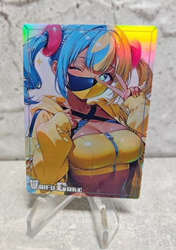 Canary Trading Pokemon Card Waifu Goddess Story Anime Girl holo Karte Manga Full - Image 1