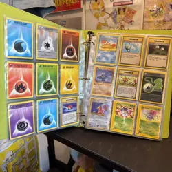 Pokemon Vintage Binder Holos 300+ Cards WotC Topps Expedition Merlin Stickers - Image 1