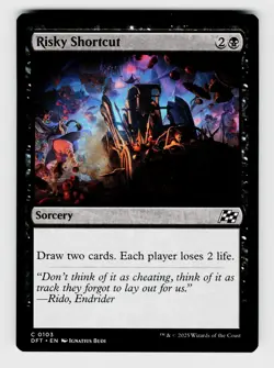 MTG, Aetherdrift, Risky Shortcut, regular, No.103, C - Image 1