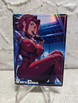 Aki Izayoi Trading Card Waifu Goddess Story Anime Girl holo Karte Manga Full Art - Image 1