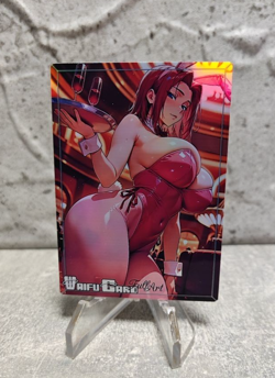 Aki Izayoi Trading Card Waifu Goddess Story Anime Girl holo Karte Manga Full Art - Image 1