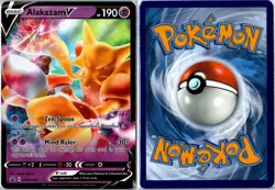 Pokemon Card - Alakazam V SWSH083 Sword & Shield Promo Promo Holo Near Mint - Image 3