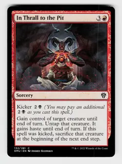 MTG, Dominaria United, In Thrall to the Pit, regular, No.132, C - Image 1