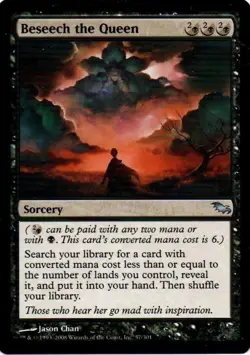 Beseech the Queen SP Shadowmoor MTG Magic The Gathering Black English Card - Image 1