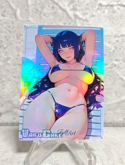 Hinata Trading Card Waifu Goddess Story Girl holo Karte Full Art - Image 1