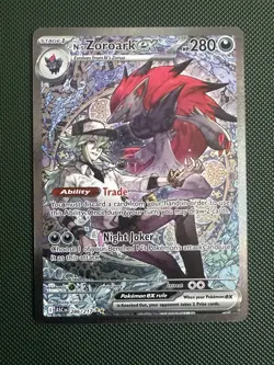 N's Zoroark ex - 286/217 - SIR - Ascended Heroes - Pokemon Card - NM - Image 1
